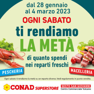 Da CONAD promozioni speciali