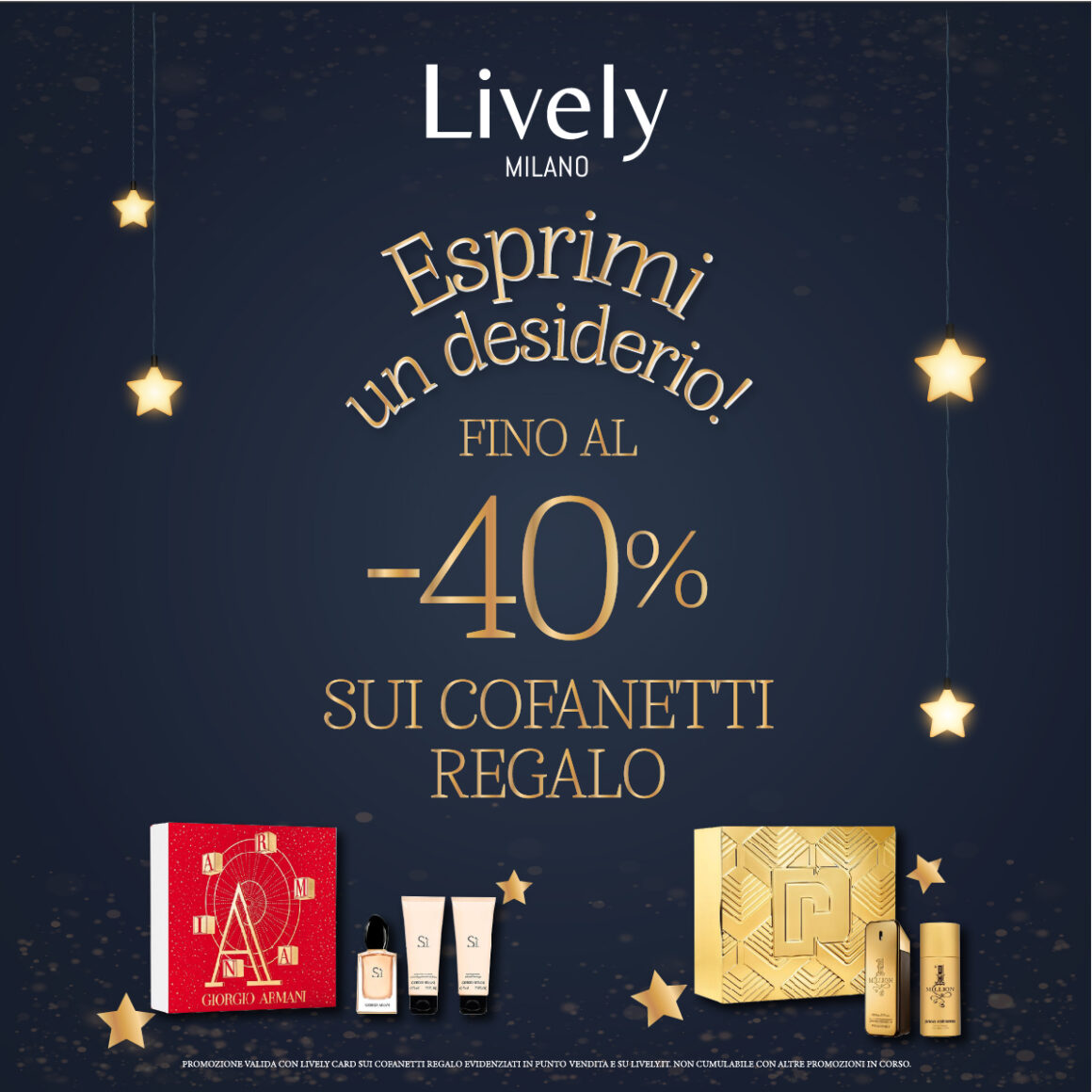 SALDI DA LIVELY – promo terminata