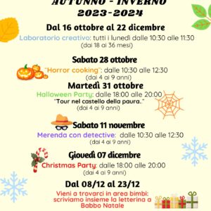 Programma dell’Area Kids