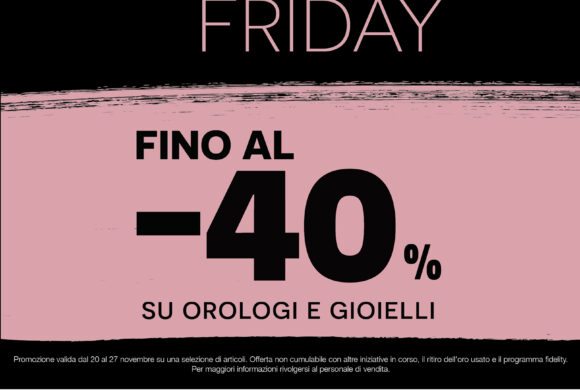 Stroili Black Friday – promo terminata