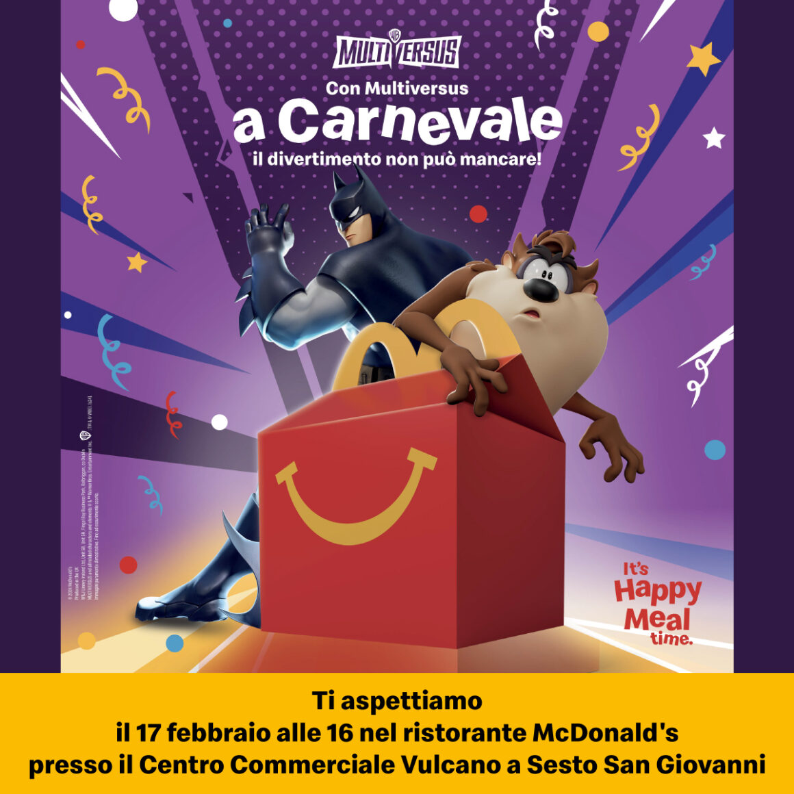 Il carnevale ha più gusto da McDonald’s 😉- promo terminata