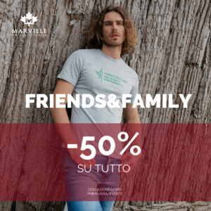 Marville! FRIENDS&FAMILY! -50% su TUTTA la Collezione Primavera/Estate-promo terminata