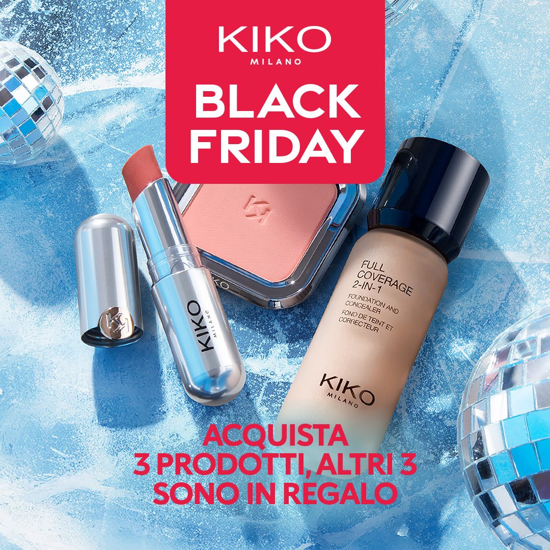 KIKO Milano Black Friday – PROMO TERMINATA KIKO Milano Black Friday – PROMO TERMINATA